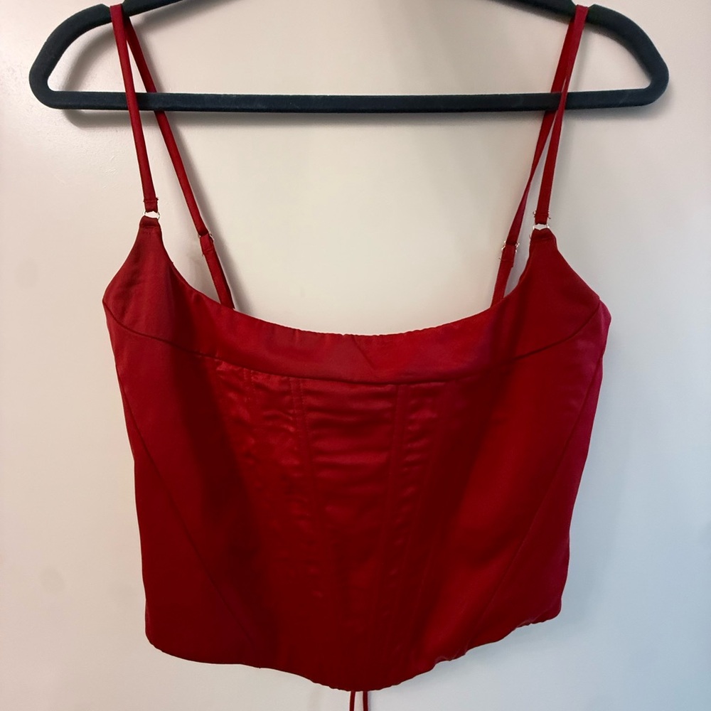 White Fox No Apologies Bustier Red